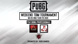 WEEKEND TDM TOURNAMENT ft. HELLRAISERS & PORTAL ESPORTS 🔴 RG ROMEO YT 🔴