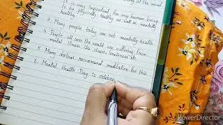 Essay on World Mental Health Day in English || 10 lines on World Mental Health Day