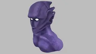 Rendering Process of Alien Model