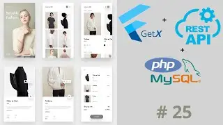 Flutter Fragment Navigation Tutorial | PHP MySQL Online Store App | iOS Android Shopping App Course
