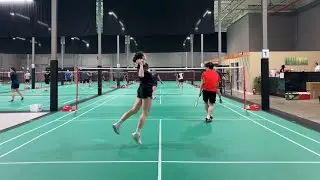 Badminton at MBPC | Louise & Patrick vs Jenny & Donald | Mixed doubles | Match highlights | 