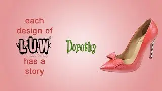 DOROTHY | Custom Shoes (The Wizard of Oz, handpainted red glitter high heels) | LUW&reg;