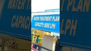 Ro Water Treatment Plant Capacity:8000(LPH) Leter Per Hour🚱🚱♍
