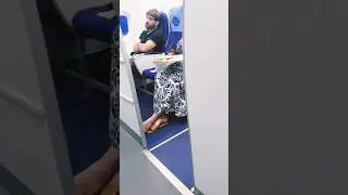 Ms Dhoni viral video of airplane captured by air hostess #mahi #msd #msdhoni #fanmoments #cricketer