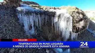 BAJAS TEMPERATURAS : Temperaturas en Puno llegar&aacute;n a menos 20 grados durante esta semana