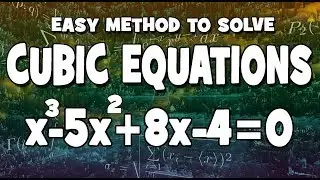 Easy Way to Solve Cubic Equations (Simple trick for Hit and trial method) by mathOgenius