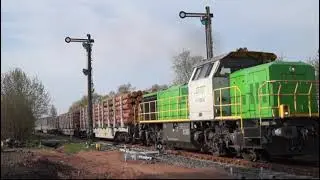 Erster G&uuml;terzug zum Holzwerk Pfeifer