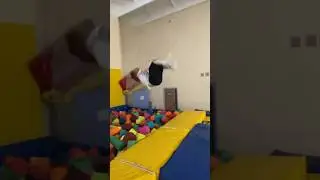 Двойное сальто назад бим бам #flip #lifestyle #parkour #training #tricks #паркур #сальто #backflip
