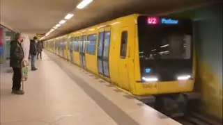 U-Bahn Berlin Mitfahrt IK18 U2 Bismarckstra&szlig;e - Zoologischer Garten