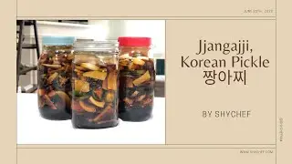 Jjangajji, Korean pickle 짱아찌 with Chayote
