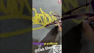 Billy&rsquo;s mix Color Change Permanent graffiti ink from @clubghoul #graffiti #rustygraffitireviews