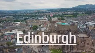 Edinburgh 4K Aerial Drone / Scotland Aerial