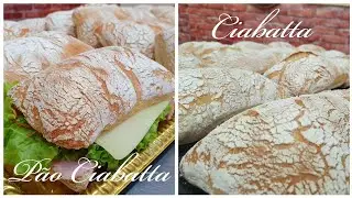 Esse é o pão ciabatta mais fácil de fazer que existe