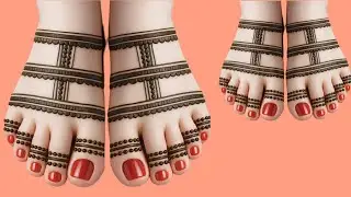 Most Beautiful Feet Mehndi Design | Pairon Ki Mehndi Ki Design | Leg Mehndi Design | Foot Mehndi 