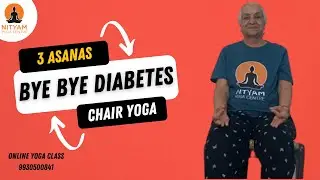 Say bye-bye to diabetes with just a chair! 💺✨ | Yoga | Chair Yoga