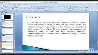 Role  of HR in Public Sector