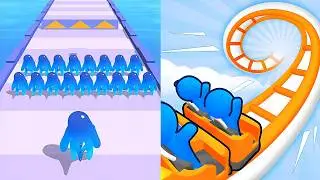 Runner Coaster vs Join Blob Clash 3D 🔥MAX LEVELS UNLOCKED! (2025 Update)