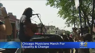 Chicago Musicians March In Support Of Black Lives Matter