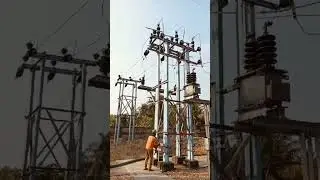 33/11 KV Sub Station Incoming 33 KV Power Circuit Change Over #electricalwork #circuit #changeover #