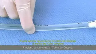 Co&aacute;gulo en Cable y Aro de Despeje PleuraFlow