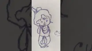 new trending drawing animal and pokemon & load krishna #shortsfeed #jujutsukaisen #art #drawing