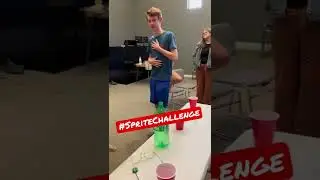 High School Youth Group Sprite Challenge | #shorts #spritechallenge