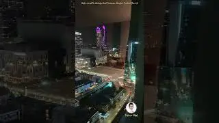 The Berkeley Hotel Pratunam Bangkok (Night view) #shorts #theberkeleyhotelpratunam #hotelbangkok