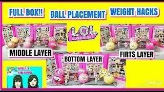 L.O.L SURPRISE CONFETTI POP WAVE 2 SERIES 3 FULL BOX|BALL PLACEMENT |WEIGHT HACKS THE TWINS FOUND !!