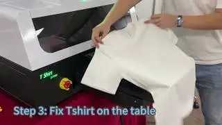 RC-4060T A2 DTG Printer printing process