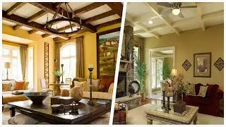 75 Living Room With Yellow Walls And No Tv Design Ideas You'll Love 🔴