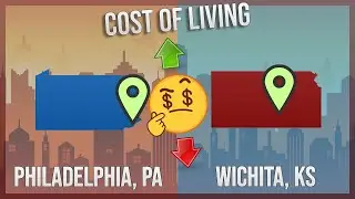 Philadelphia, PA vs Wichita, KS Cost of Living/Travel Price 2025 Comparison