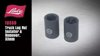 Lisle 13550 Truck Lug Nut Installer & Remover, 33mm