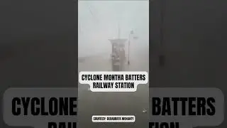 Horrific Visuals as Cyclone Montha Lashes India