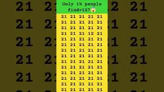 find 12😱🤔 subscribe for more puzzle #shorts #viral #brainteasers #numbers #trending #fypシ #quiz #new