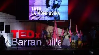 Cantadoras y el sentido de pertenencia | Totó La Momposina Sonia Bazanta de Oyaga | TEDxBarranquilla
