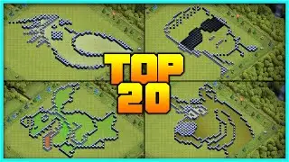 TOP 20 TH13 FUNNY/TROLL Base Layout Compilation with Copy Links - Clash of Clans