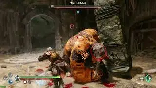 SECRET BOSS FIGHT - God of WAR Ragnarok (the area where you first meet tyr) 4K video