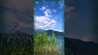 Walking ASMR 🌊 Maggia River Mouth | Lake & Nature Sounds No Talking