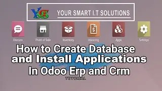 How To Create Database And Install Applications In Odoo
