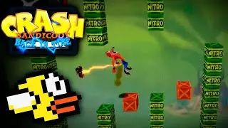 Crash Bandicoot PERO es FLAPPY BIRD... Y TROLL