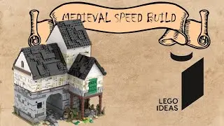 Building a Lego Medieval Customs house | Speed Build | Noggels' Lego Creations