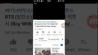 React BTS (Boy with Luv) 😃😆😱