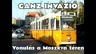 2009.08.19. GANZ csukl&oacute;s inv&aacute;zi&oacute; a Moszkva t&eacute;ren. 2-es be&aacute;ll&aacute;sok helytelenen & v&eacute;g&aacute;llom&aacute;si pr&oacute;ba