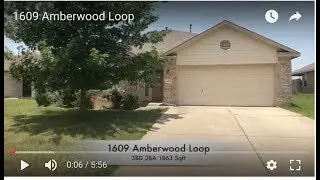 1609 Amberwood Loop: 3 BD 2BA Home for rent by Sienna Properties