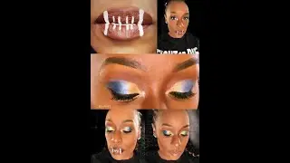 Super Bowl Makeup Look. #GoRams 🏈