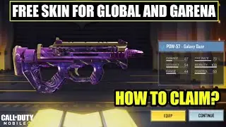 *NEW* Codm PDW-57 Free Skin For Global And Garena Season 4 Veiled Uprising | How To Claim?