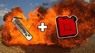 EXPERIMENT - Petardy vs horľaviny ! (OHNIV&Yacute; &Scaron;PECI&Aacute;L) 🧨