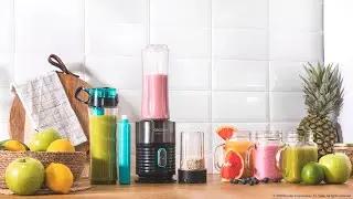 Batidora de vaso Power Titanium 650 Fresh&Go Inox Cecotec