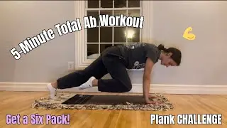 5 Minute Plank Workout for Stone Hard Abs!! | No Equipment |  Home Workout