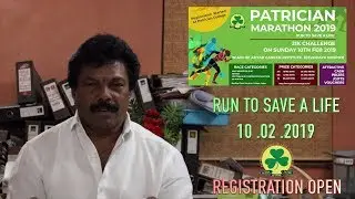 veteran fight master jaguar thangam wishes and supports patrician marathon-2019 #run to save a life